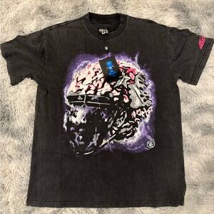 Hellstar By The Star Black Tee Mens Size Large